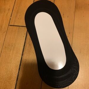 Black Nonslip No-Show Socks